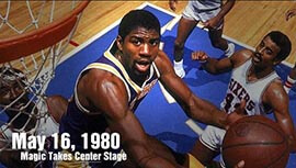 1980年NBA总决赛比赛录像 湖人vs76人 全部六场录像回放