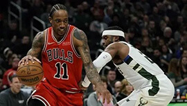 【球星】德罗赞vs雄鹿集锦 状态略显低迷全场21分