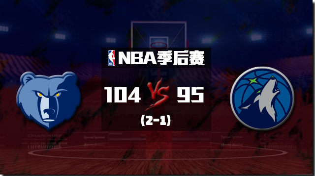 2022年04月22日 NBA季后赛首轮G3 灰熊vs森林狼 全场录像回放