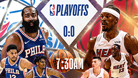 2022年05月03日 NBA东部半决赛G1 76人vs热火 全场录像回放