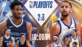 2022年05月14日 NBA西部半决赛G6 灰熊vs勇士 全场录像回放