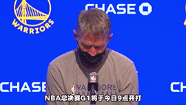 总决赛G1勇士三大伤员全员复出