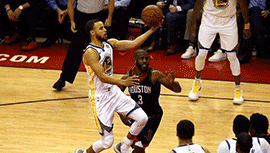 [经典重温]2018年NBA西部决赛G1 勇士vs火箭 全场录像回放