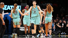 WNBA简报: 自由人89-77险胜梦想 韩旭7+5 约内斯库21+9+8