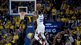 NBA简报：勇士104-100火箭 杜兰特35+5 哈登35+6