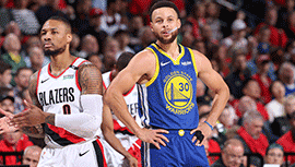 NBA简报：勇士119-117开拓者 库里37+13+11 格林三双