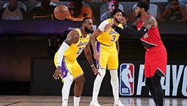 [经典重温]2020年NBA季后赛首轮G2 开拓者vs湖人 全场录像回放