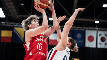 女篮世界杯简报：日本53-67惜败法国三连败 无缘晋级八强