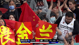 李梦vs法国集锦 首节独揽12分全场轰23分