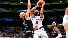 NBA简报:湖人98-97险胜马刺 浓眉30+18 里夫斯21分 詹姆斯缺战