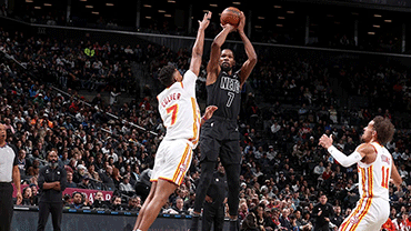 NBA简报:篮网120-116险胜老鹰 杜兰特34+5 欧文33+11 特雷-杨33+9