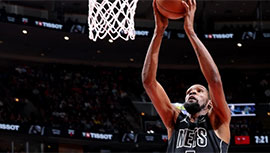 NBA简报:篮网112-121惜败公牛 杜兰特44+5 欧文25分 德罗赞22+7