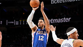 NBA简报:76人129-126力克步行者 哈登26+6+8 希尔德24+9+6