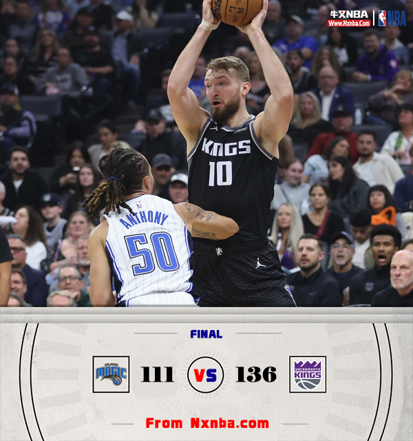 NBA简报:国王136-111大胜魔术 巴恩斯30分 班凯罗17+8+4