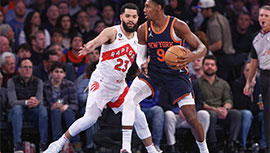 NBA简报:猛龙123-121轻取尼克斯 范弗里特33+5+8 巴雷特32+7