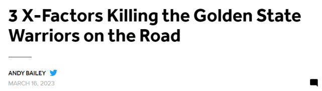 名记解析勇士客场失利三大原因 被调侃为摆烂队 名记解析勇士客场失利三大原因 被调侃为摆烂队