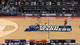 NCAA福尔曼大学3分绝杀弗吉尼亚
