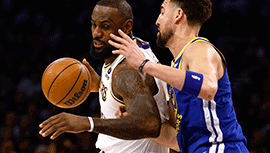 NBA简报:湖人127-97大胜勇士 浓眉25+13+4 詹皇21+8+8 库里23分