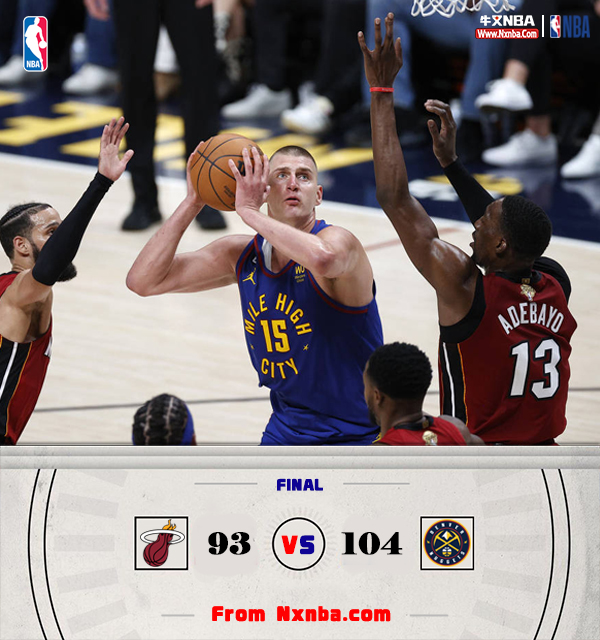 2023年NBA总决赛G1第一场 热火vs掘金 全场录像回放