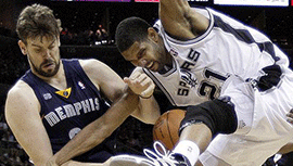 [经典重温]2011年NBA西部首轮G1 灰熊vs马刺 全场录像回放