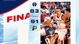 NBA简报:奇才103-98击败绿军 库利巴利11+5 贾斯汀-尚帕尼21+12+6