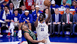 2018年NBA东部半决赛G3 凯尔特人101-98险胜76人