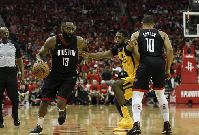[经典重温]2018年NBA西部半决赛G5 爵士vs火箭 全场录像回放