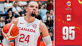男篮世界杯简报:加拿大95-65胜法国 亚历山大27+13+6 富尼耶21分
