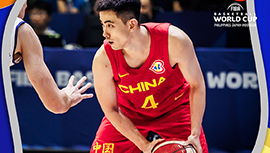 男篮世界杯简报:中国63-105不敌塞尔维亚 赵睿17分 周琦12+5