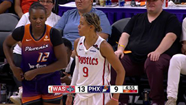 2023年09月06日 WNBA常规赛 华盛顿神秘人vs菲尼克斯水星 全场录像回放