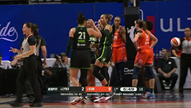 2023年09月14日 WNBA季后赛首轮G1 明尼苏达山猫vs康涅狄格太阳 全场录像回放