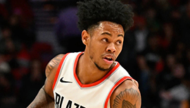 NBA简报:开拓者106-66轻取破坏者 西蒙斯14分 艾顿8+6