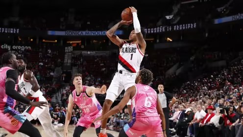2023年10月11日 NBA季前赛 新西兰破坏者vs开拓者 全场录像回放