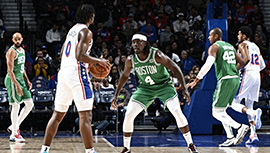 NBA简报:绿军112-101再胜76人 双探花&登帝缺阵 普理查德17分