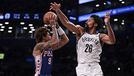 NBA简报:76人127-119轻取篮网 乌布雷21分 西蒙斯8+6+9