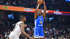 NBA简报:骑士120-89轻取马卡比拉阿纳纳 杰罗姆15+6 贝茨16分