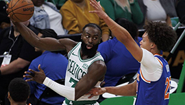 NBA简报:绿军123-110大胜尼克斯 塔图姆28+8 格莱姆斯22分