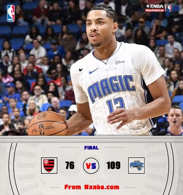 NBA简报:魔术109-79轻取弗拉门戈 霍华德21分 奎因24分