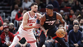 NBA简报:热火118-100复仇公牛 阿德巴约23+11 哈克斯13中8砍19分