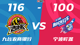 CBA简报:吉林116-100大胜宁波 皮特森31+7+7 王俊杰24+10