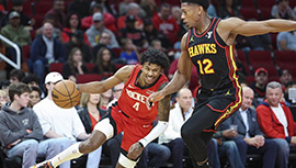NBA简报:老鹰134-127大胜火箭 特雷-杨30+14 小史密斯34+13