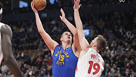 NBA简报:掘金113-104击败猛龙 约基奇31+15+6 巴恩斯30+10+5