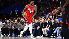 NBA简报:76人121-111轻取猛龙 恩比德31+10+9 西亚卡姆31+5+5