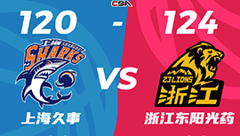 CBA简报:广厦124-120力克上海 孙铭徽40+14 王哲林33+15