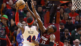 NBA简报:热火119-113力克76人 新秀哈克斯31分10板 马克西20中4