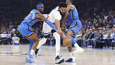 NBA简报:雷霆129-106大胜森林狼 亚历山大34+6+9 爱德华兹25+7+6