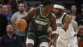 NBA简报:森林狼118-110轻取独行侠 爱德华兹44分 小哈达威32分
