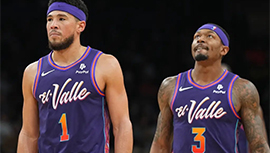NBA简报:太阳133-119黄蜂 布克35+7 杜兰特21+11 罗齐尔42+8