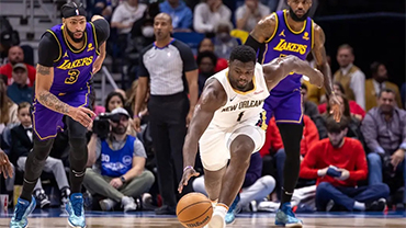 NBA简报:鹈鹕129-109大胜湖人 锡安26+6 詹姆斯34+5+8