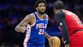 NBA简报:76人110-97复仇公牛 恩比德三节31+15+10 马克西21+5